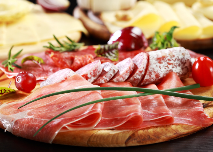 Belegte Käse- und Wurstplatte von Metzgerei Huber