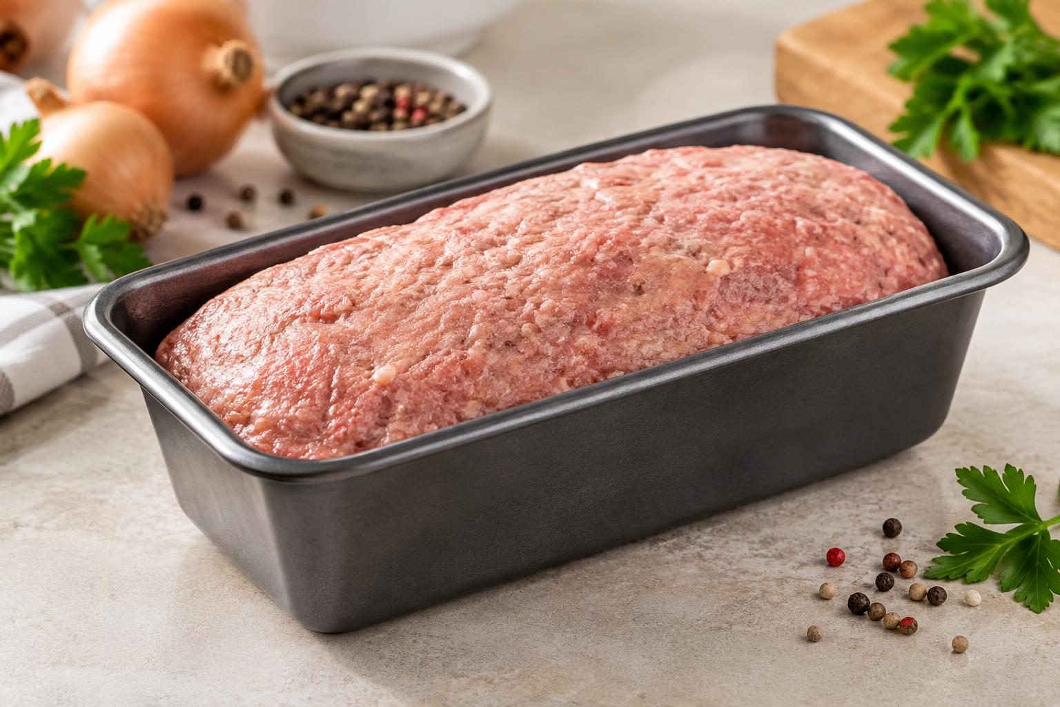 Gebackener Fleischkäse mit Kartoffel-Gurken-Salat