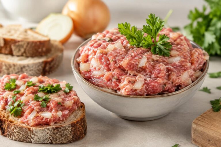 Frische Zwiebelmettwurst